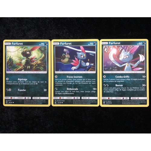 Farfuret X 3 - Ombres Ardentes 85/147 + Ultra Prisme 73/156 + Tempête Céleste 86/168