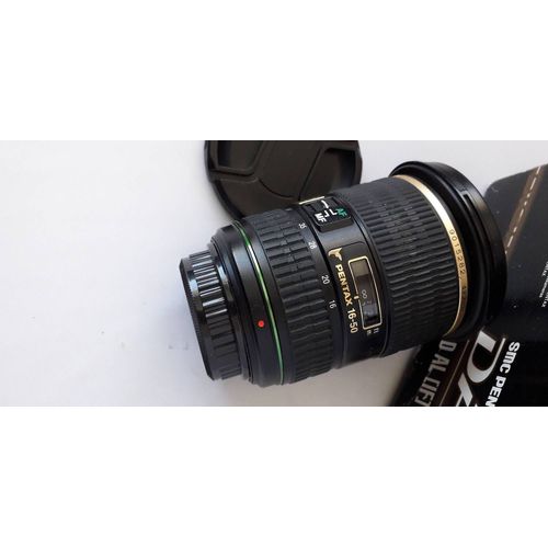 OBJECTIF SMC PENTAX DA 16-50 mm F2.8 ED IF SDM