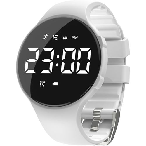 KALANKA-Montre numérique pour enfant avec podomètre, montre de fitness sans application et téléphone portable, montre numérique pour enfants, garçons, filles, tracker de fitness, réveil, chronomètre,