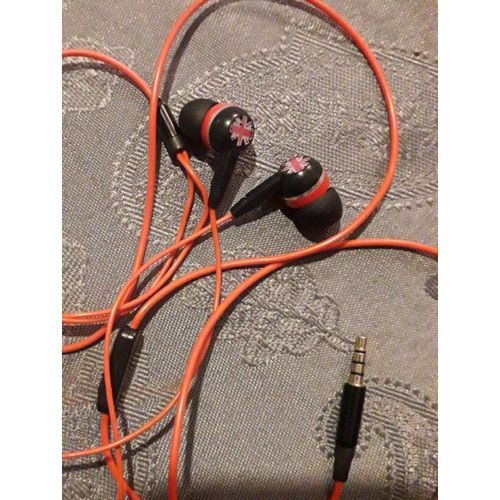 Ecouteurs rouges drapeau britannique TnB