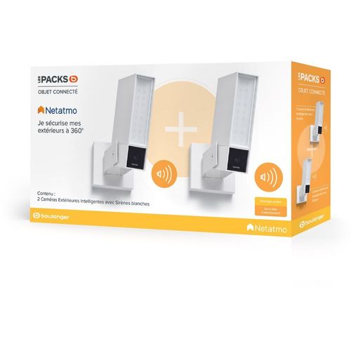 Caméra de sécurité NETATMO Je securise mes exterieurs a 360''