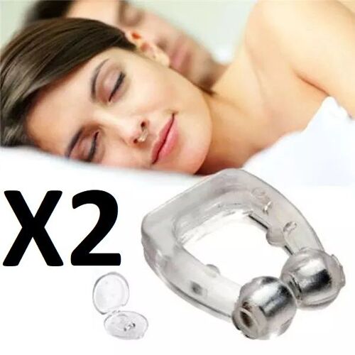 2 X Nose Clip - Clip Nez Anti-Ronflement Et Apnée Du Sommeil - Dilatateur Nasal 