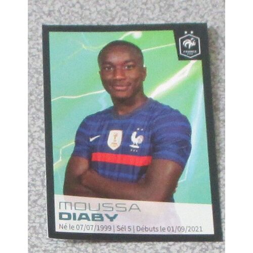 Sticker Panini Intermarché 2022 Au Plus Près Des Bleus N°64 Moussa Diaby