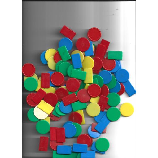 Boite 100 Jetons numerotes en plastique, 4 couleurs - Pour Belote, Rami, Nain Jaune, etc. - Set Accessoire Jeu societe et carte | Rakuten