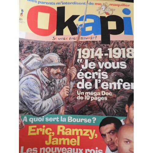 Okapi 638 / 1914-1918 Je Vous Ecris De L'enfer / La Bourse / Eri, Ramzy, Jamel