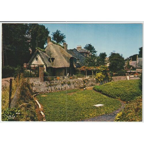 Carte Postale Charmes Et Couleurs De Normandie,Chaumière Normande,