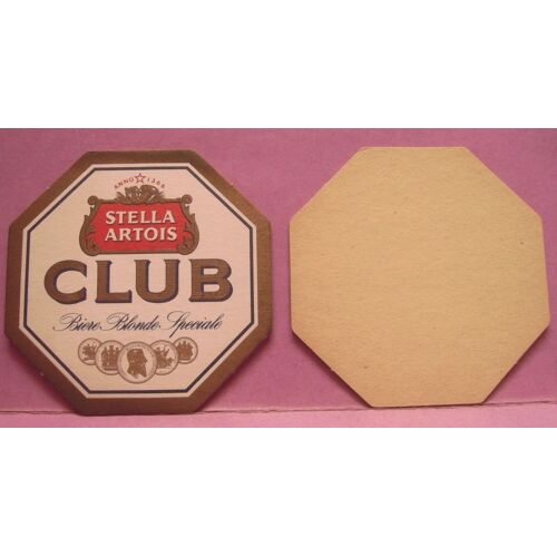 Sous-Bock Club De Stella Artois - Anno 1366 - Bière Blonde Spéciale