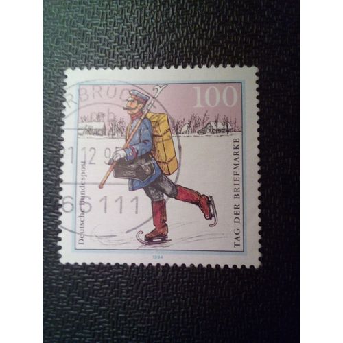 Timbre Allemagne Federale Yt 1596 Le Postier De Spreewald, 1900 1994 ( 11612 )