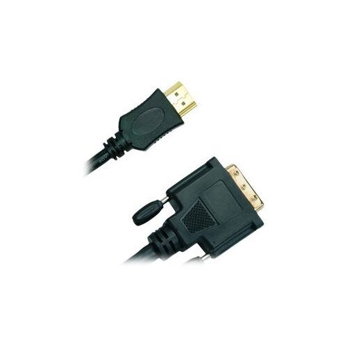 Jou Jye Computer AVC 132 - Câble adaptateur - HDMI mâle pour DVI-D mâle - 10 m - triple blindage - noir