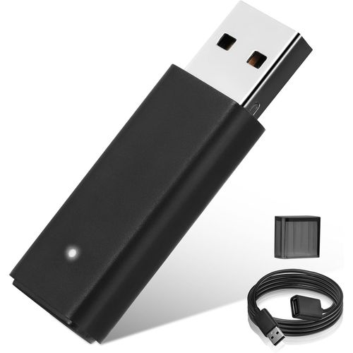 Adaptateur Sans Fil Xbox One Pour Pc Win7/8/10 Avec Rallonge,Manette De Jeu Récepteur Adaptateur Compatible Avec La Manette Xbox One/Xbox One S/Xbox One X/Xbox Elite 1/2/Xbox Series S/X