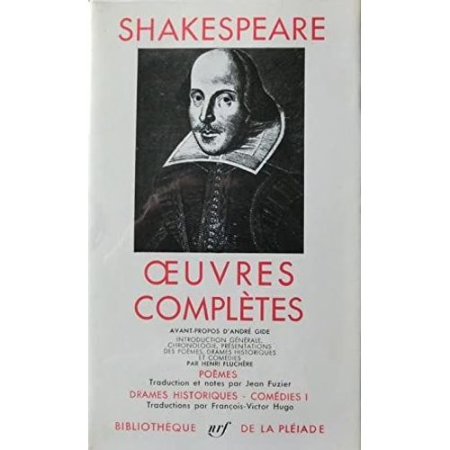 Oeuvres Complètes, Tome 1 - Shakespeare - Pleïade - Gallimard