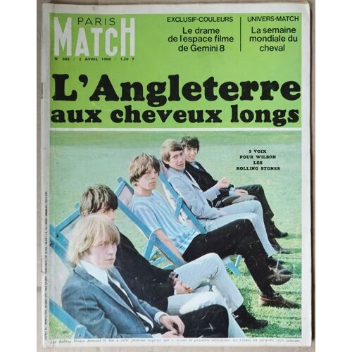 Rolling Stones Paris Match N°886 Avril 1966