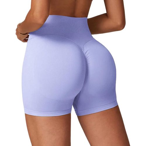 Short De Sport Sans Couture De 11,4 Cm Pour Femme - Contrôle Du Ventre - Short De Cyclisme Pour Yoga