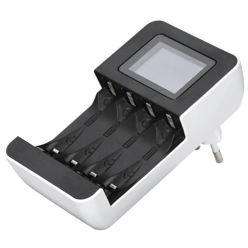 Hama "Delta LCD Premium" - Chargeur de batteries - (pour 4xAA/AAA) - 450 mA - noir