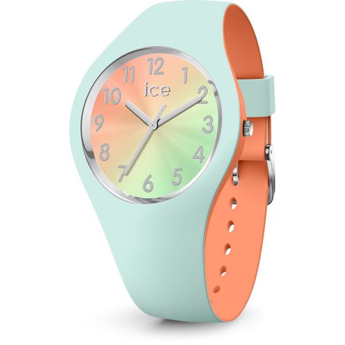 Montre Ice Watch En Silicone Vert Et Orange