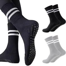 2 Paar Chaussettes Yoga Antidérapantes Femme, Chaussettes Pilates Femme, Yoga-Socken Avec Griffes Pour Pilates, Ballet, Danse, Trampoline