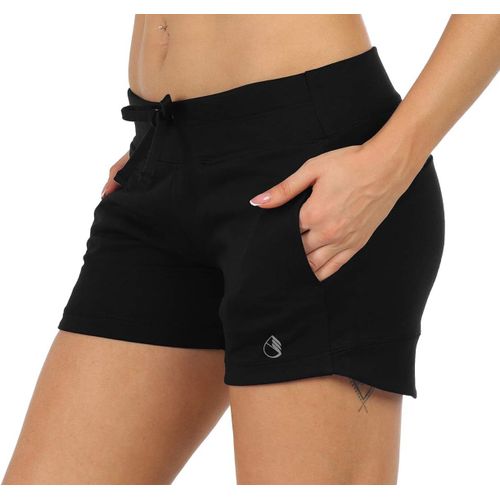 Short De Sports Femme Shorts De Course Avec Ceinture Élastique Et Poche, Pantalons Court Pour Running Loisirs