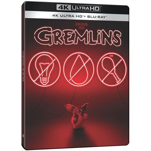Gremlins - 4k Ultra Hd + Blu-Ray - Boîtier Steelbook Limité