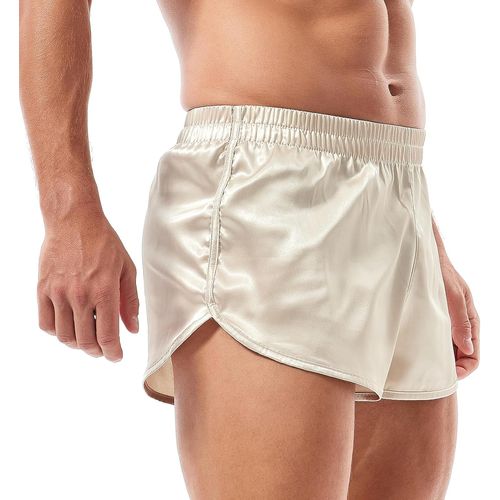 Boxer Court En Satin Pour Homme