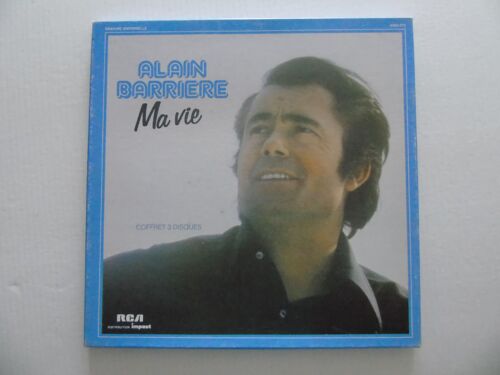 Coffret Vinyles 33t D' Alain Barriere " Ma Vie ".
