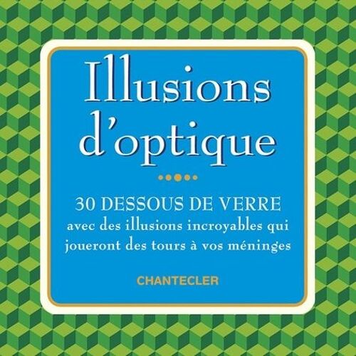 Illusions D'optique - 30 Dessous De Verre Avec Des Illusions Incroyables Qui Joueront Des Tours À Vos Méninges