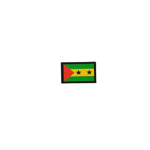 Patch Ecusson Brode Imprime Voyage Souvenir Backpack Drapeau Sao Tome Principe