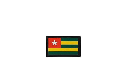 Patch Ecusson Brode Imprime Voyage Souvenir Backpack Drapeau Togo Togolais