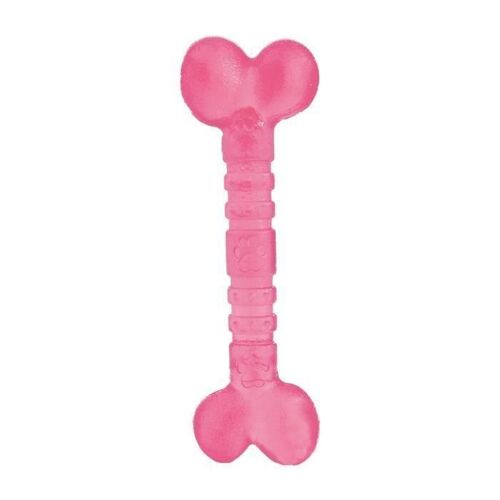 Rosewood Jouet De Stimulation Antimicrobien Os Biosafe - Diametre 7cm - Rose - Pour Petit Chien Et Chiot