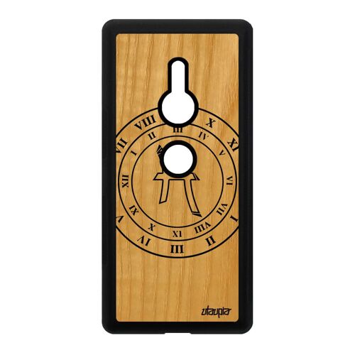 Coque Bois Silicone Sony Xperia Xz2 Signe Astrologique Poisson Etoiles Homme De