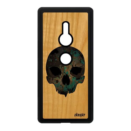 Coque Silicone Pour Xperia Xz2 Bois Tete De Mort Squelette Garcon Pas Cher Sony Xperia Xz2