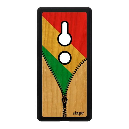 Coque Drapeau Congo Brazzaville Congolais Pour Xperia Xz2 Bois Silicone Jo Sony Xperia Xz2