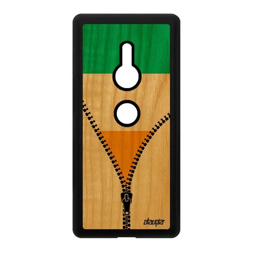 Coque Xperia Xz2 Bois Silicone Drapeau Cote D'ivoire Ivoirien Telephone Jo Sony Xperia Xz2