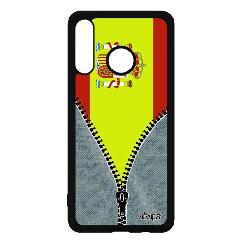 Coque P30 Lite Silicone Drapeau Espagne Espagnol Jeux Olympiques Foot Jo Huawei P30 Lite
