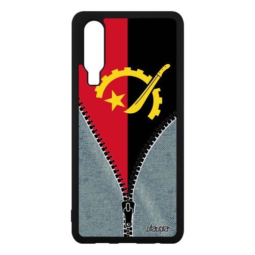 Coque Drapeau Angola Angolais Huawei P30 Silicone Case Mobile Pas Cher Jeans Jo