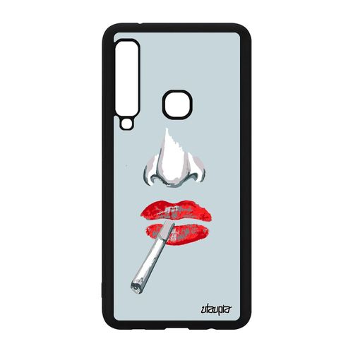 Coque Silicone Rigide Samsung A9 2018 Femme Art Rouge Love Bouche Case De Samsung Galaxy A9 2018