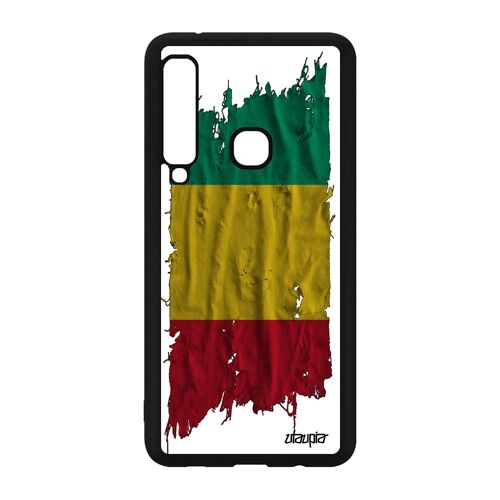 Coque A9 2018 silicone drapeau guinee guineen noir souple mobile Samsung Galaxy A9 2018
