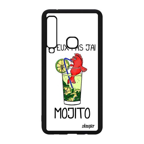 Coque Galaxy A9 2018 Silicone J'peux Pas J'ai Mojito Blanc Drole Case De Samsung Galaxy A9 2018