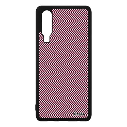 Coque Pour P30 Silicone Illusion D'optique Graphique Triangle Mirage Swag Huawei P30