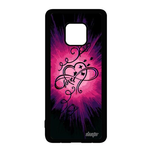 Coque Huawei Mate 20 Pro silicone infini love portable illimité soleil swag Rose
