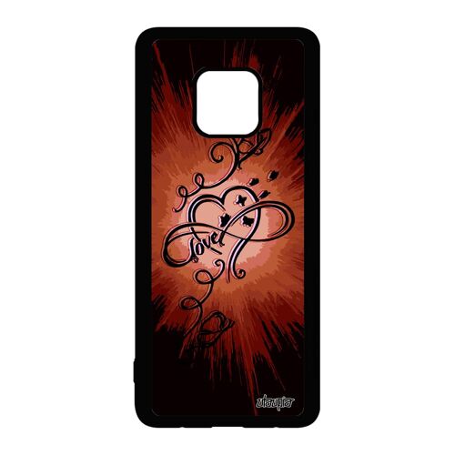 Coque Silicone Huawei Mate 20 Pro Infini Love Papillon Espoir Fantaisie Femme De