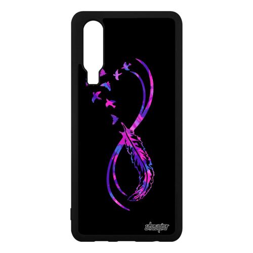 Coque Huawei P30 silicone infini Violet femme coloré rigide portable multicolore