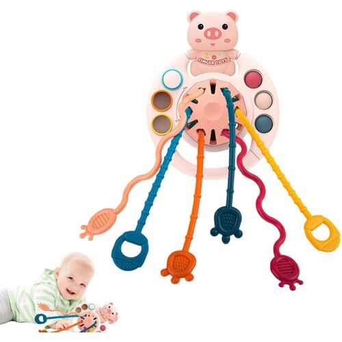 Jouets Montessori, Jouet Enfant 1 An Jouet Sensoriel Pour Bébé Pour Tout-Petit, Jouets Doux En Silice Pour Bébé,Jouets Éducatifs Pour Filles Garçon
