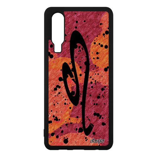 Coque Signe Du Zodiaque Lion Pour P30 Silicone Tache D'encre Calligraphie Huawei P30