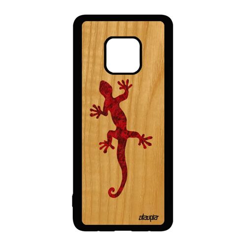 Coque En Bois Silicone Pour Mate 20 Pro Salamandre Peinture Telephone De Huawei Mate 20 Pro