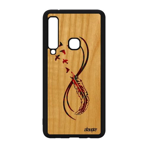 Coque Samsung A9 2018 Bois Silicone Infini Rouge Jolie 4g Made In France Samsung Galaxy A9 2018