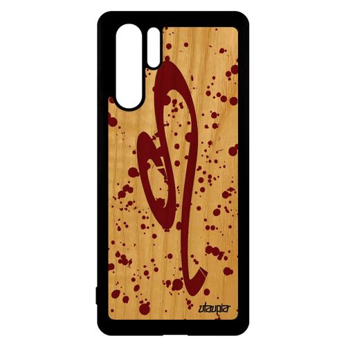 Coque P30 Pro Bois Silicone Signe Du Zodiaque Lion Smartphone Telephone A Huawei P30 Pro