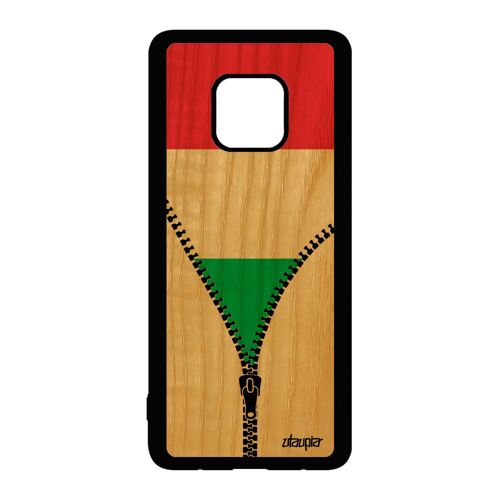 Coque Silicone Drapeau Italie Italien Pour Huawei Mate 20 Pro Bois Foot Motif De
