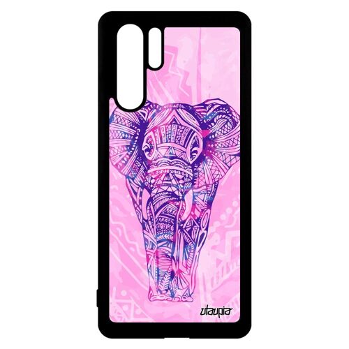 Coque P30 Pro Silicone Elephant Plume Ethnique Jolie Pastel Animaux Zen A Huawei P30 Pro