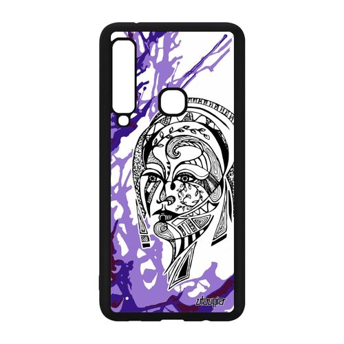Coque Femme Samsung Galaxy A9 2018 Silicone Couleur Case Rigide Art Azteque Fee