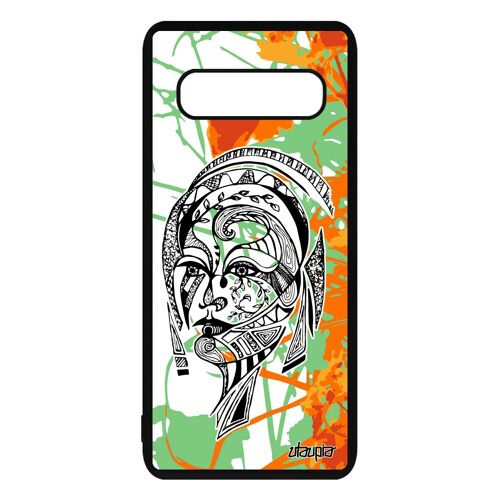 Coque Femme Pour S10 Silicone Rigide Portrait Original Tatouage A Samsung Galaxy S10